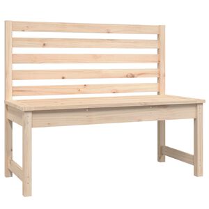 vidaXL Puutarhapenkki 109 cm t&auml;ysi m&auml;nty