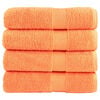 vidaXL Premium Pyyhkeet SOLUND 4 kpl oranssi 70x140 cm 600 gsm