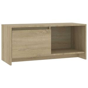 vidaXL TV-taso Sonoma tammi 90x35x40 cm tekninen puu