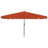 vidaXL Puutarhavarjo Terrakotta 395 x 395 x 245 cm Polyesteri