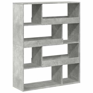 vidaXL Huoneenjakaja betoninharmaa 100x33x125,5 cm tekninen puu