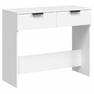 vidaXL Konsolip&ouml;yt&auml; valkoinen 90x36x75 cm tekninen puu