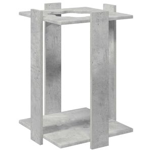 vidaXL Biljardikeppiteline Tekninen puu 42 x 43 x 60 cm Betoninharmaa