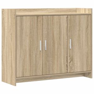 vidaXL Sivup&ouml;yt&auml; Sonoma-tammi 98,5 x 33 x 80 cm Tekninen puu