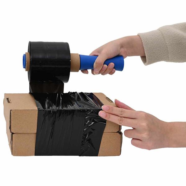 vidaXL Stretch Films 10 kpl musta 23 &micro;m 10 cm x 300 m