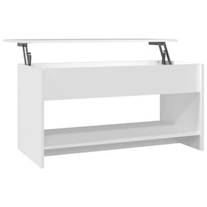 vidaXL Sohvap&ouml;yt&auml; valkoinen 102x50x52,5 cm tekninen puu