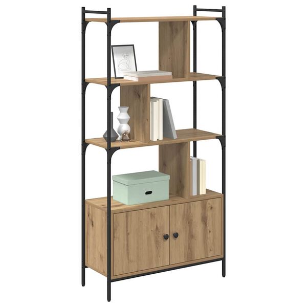 vidaXL Kirjahylly Tekninen puu