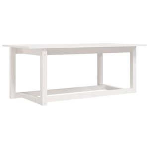 vidaXL Sohvap&ouml;yt&auml; valkoinen 110x55x45 cm t&auml;ysi m&auml;nty