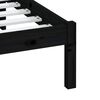 vidaXL S&auml;ngynrunko musta t&auml;ysi m&auml;nty 200x200 cm