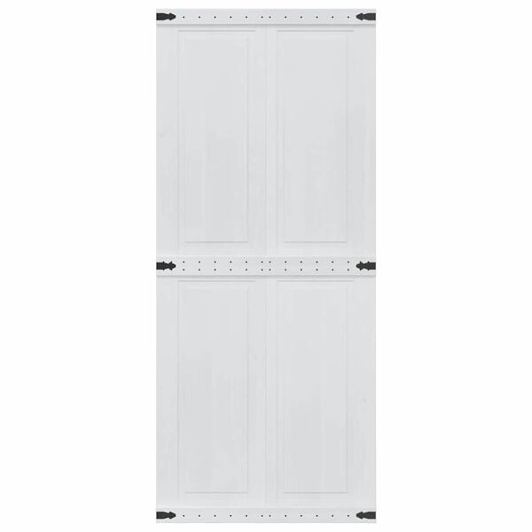 vidaXL Ovi Corona Valkoinen 90 x 210 cm Tekninen puu