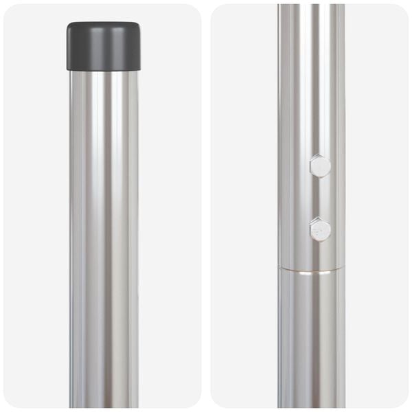 vidaXL Aitalatu 12 pcs Hopea Jauhemaalattu ter&auml;s