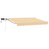 vidaXL Manuaalinen markiisin runko LED-valoilla 3,5 x 2,5 m