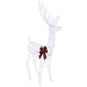 vidaXL 3D jouluporo LOVIISA 560 LEDi&auml; Kylm&auml; valkoinen 96 x 40 x 180 cm