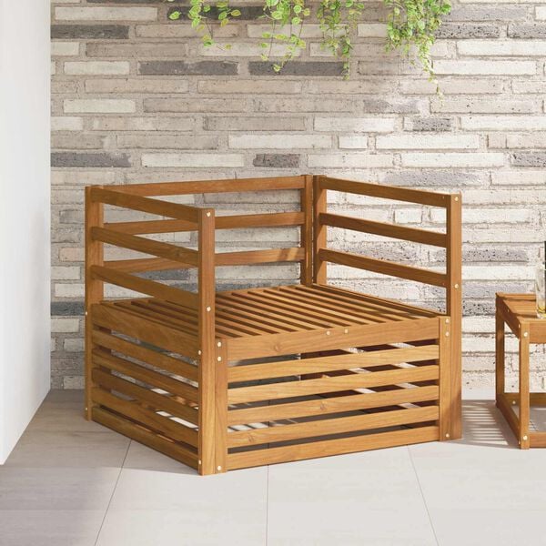 vidaXL 2 Kappale Sohva k&auml;sinojilla Luonnollinen