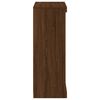 vidaXL Senkki LED-valoilla ruskea tammi 60,5x37x100 cm