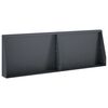 vidaXL Pato 2 kpl 60 x 12 x 50 cm Ter&auml;s Antrasiitti