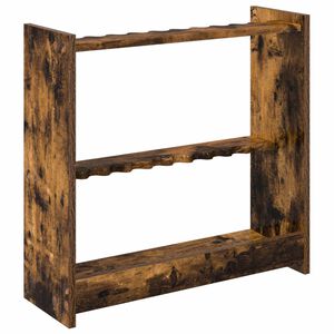vidaXL Biljardikeppiteline Tekninen puu 60 x 20 x 57 cm Savutammi
