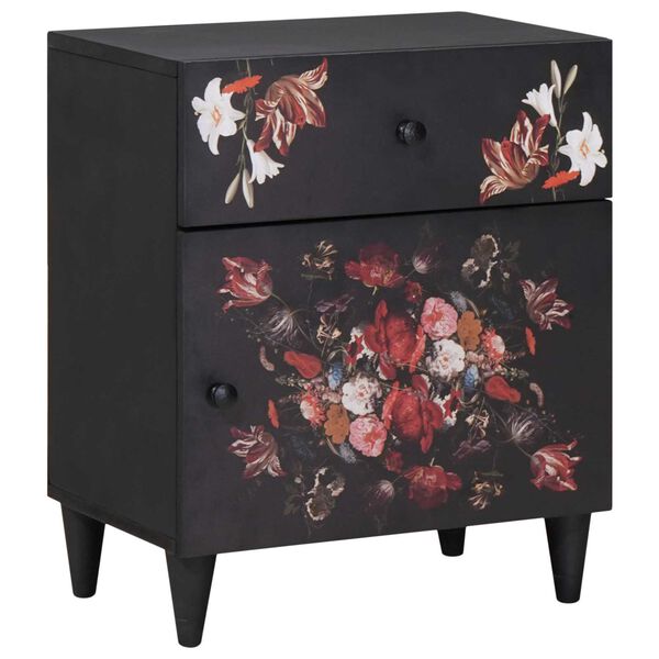 vidaXL Yöpöytä Monivärinen 50 x 33 x 60 cm Kiinteä mango puu