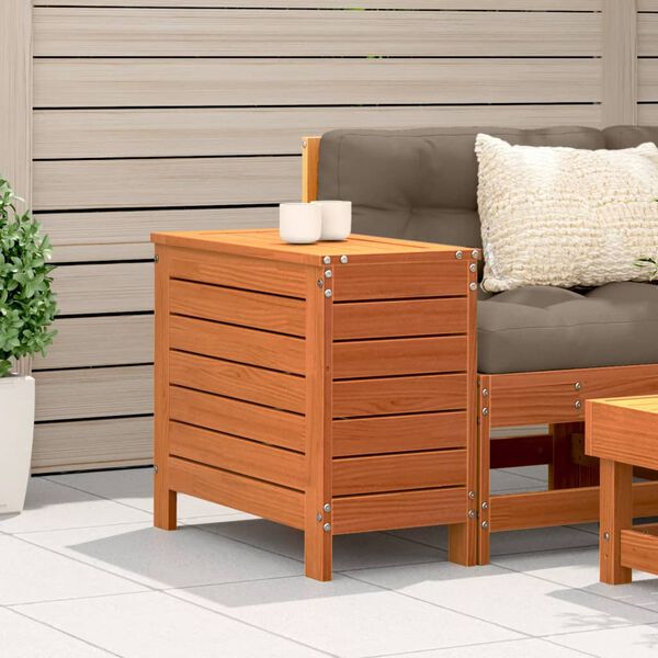 vidaXL Ulkorahi vahanruskea 62x31,5x52 cm t&auml;ysi m&auml;nty