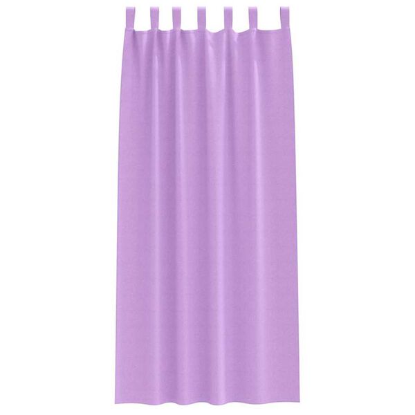 vidaXL Piment&auml;v&auml; verho renkailla 2 pcs Violetti 260 x 140 cm