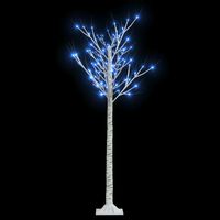 vidaXL Joulukuusi 140 LED 1,5 m sininen paju ulos/sisälle