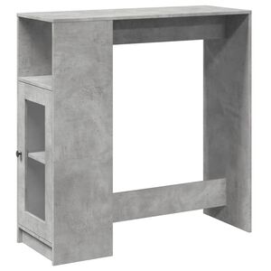 vidaXL Baarip&ouml;yt&auml;/telineet betoninharmaa 101x40x103,5 cm tekninen puu