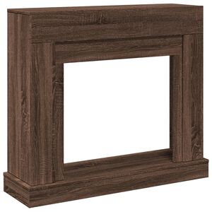vidaXL Takan ymp&auml;rys ruskea tammi 100x30x87,5 cm tekninen puu