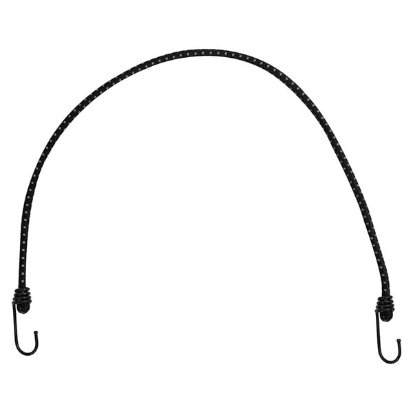 vidaXL Heijastava mustekala koukuilla 25 kpl 88 cm