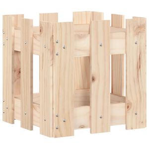 vidaXL Kukkalaatikko aitamuotoilu 30x30x30 cm t&auml;ysi m&auml;nty