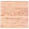 vidaXL P&ouml;yt&auml;levy ruskea 60x60x(2-4)cm k&auml;sitelty t&auml;ystammi el&auml;v&auml; reuna