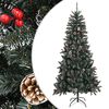 vidaXL Tekojoulukuusi jalustalla vihre&auml; 240 cm PVC