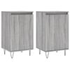 vidaXL Senkit 2 kpl harmaa Sonoma 40x35x70 cm tekninen puu