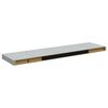 vidaXL Kelluvat seinähyllyt 4 kpl betoninharmaa 90x23,5x3,8 cm MDF