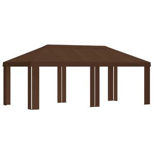 vidaXL Gazebo-kansio 6 x 3 m Ruskea Polyesteri 190