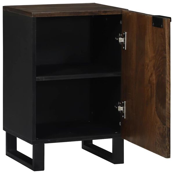 vidaXL Kylpyhuoneen allaskaappi hyllyll&auml; p&auml;hkin&auml;puu 38 x 33,5 x 58 cm