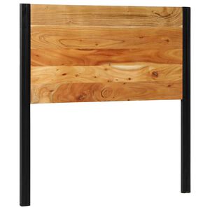 vidaXL sängynpääty 100 cm täysi akasiapuu ja rauta