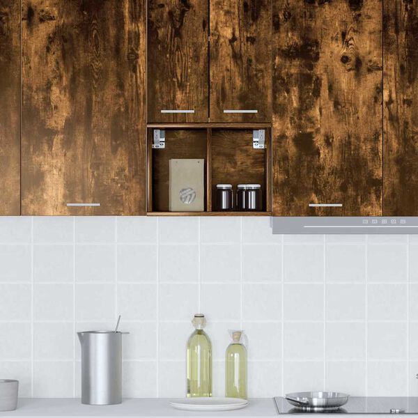 vidaXL Henkarikaappi Savup&auml;hkin&auml; 30 x 29,5 x 40 cm Tekninen puu