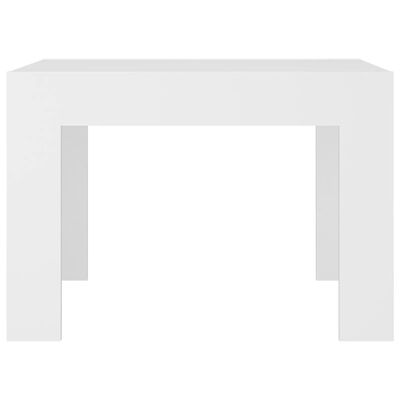 vidaXL Sohvapöytä valkoinen 50x50x35 cm lastulevy
