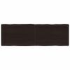 vidaXLP&ouml;yt&auml;levy ruskea 180x60x(2-6)cm k&auml;sitelty t&auml;ystammi el&auml;v&auml; reuna