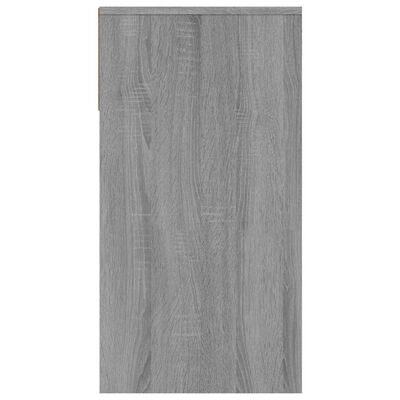 vidaXL Konsolipöytä harmaa Sonoma 100x39x75 cm tekninen puu