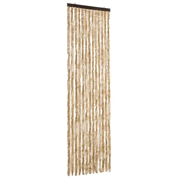 vidaXL Hy&ouml;nteisverho beige 56x200 cm Chenille