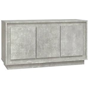 vidaXL Senkki betoninharmaa 102x35x55 cm tekninen puu