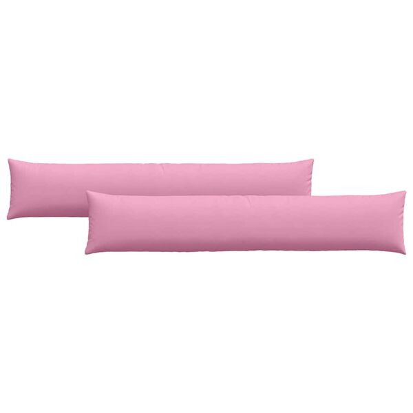 vidaXL Sohvatyynyt 2 pcs Pinkki 200 x 40 cm kangas