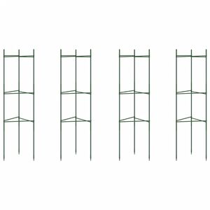 vidaXL Tomaattih&auml;kki 4 kpl 116 cm ter&auml;s ja PP