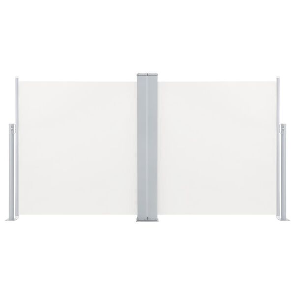 vidaXL Sisäänvedettävä sivumarkiisi 100x600 cm kerma