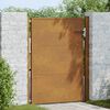 vidaXL Puutarhaportti 100x125 cm Corten-teräs