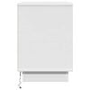 vidaXL Yöpöytäkaappi 2 pcs Valkoinen 50 x 34,5 x 50 cm. Tekninen puu