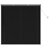 vidaXL Venezia-verho Musta 150 x 150 cm 25 mm Polyvinyylikloridi