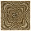 vidaXL Alue Matto Musta 160 x 160 cm Juutti