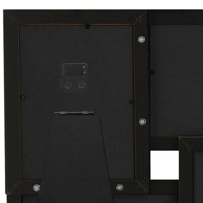 vidaXL Kollaasi valokuvakehys 4x(10x15 cm) kuville musta MDF